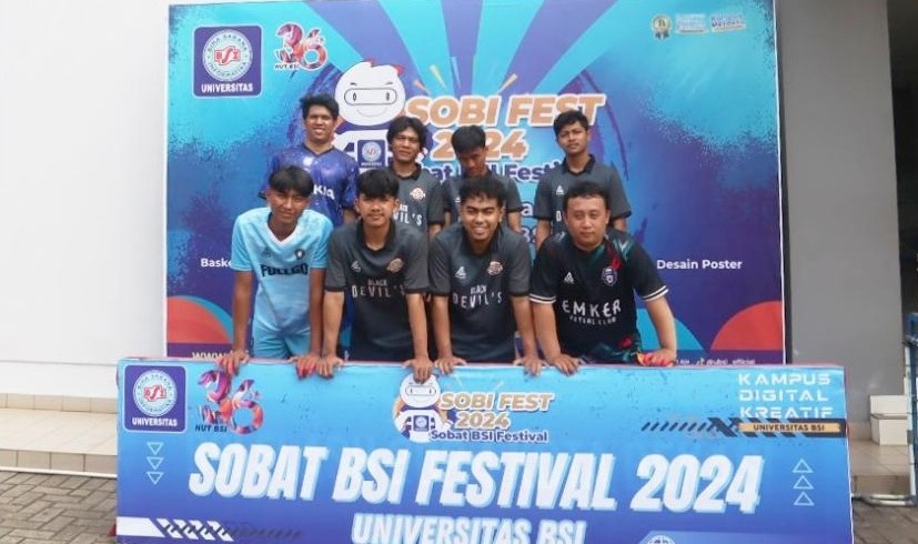 Tim Futsal Universitas BSI Kampus Dewi Sartika Melangkah ke Babak Semi Final Sobi Fest