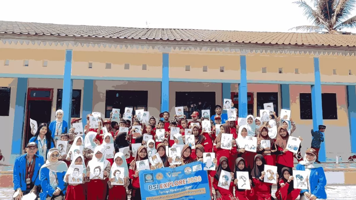 Belajar Sambil Berkarya Siswa SDN Karang Indah  01 Antusias Ikuti Kegiatan Mozaik BSI Explore  2026