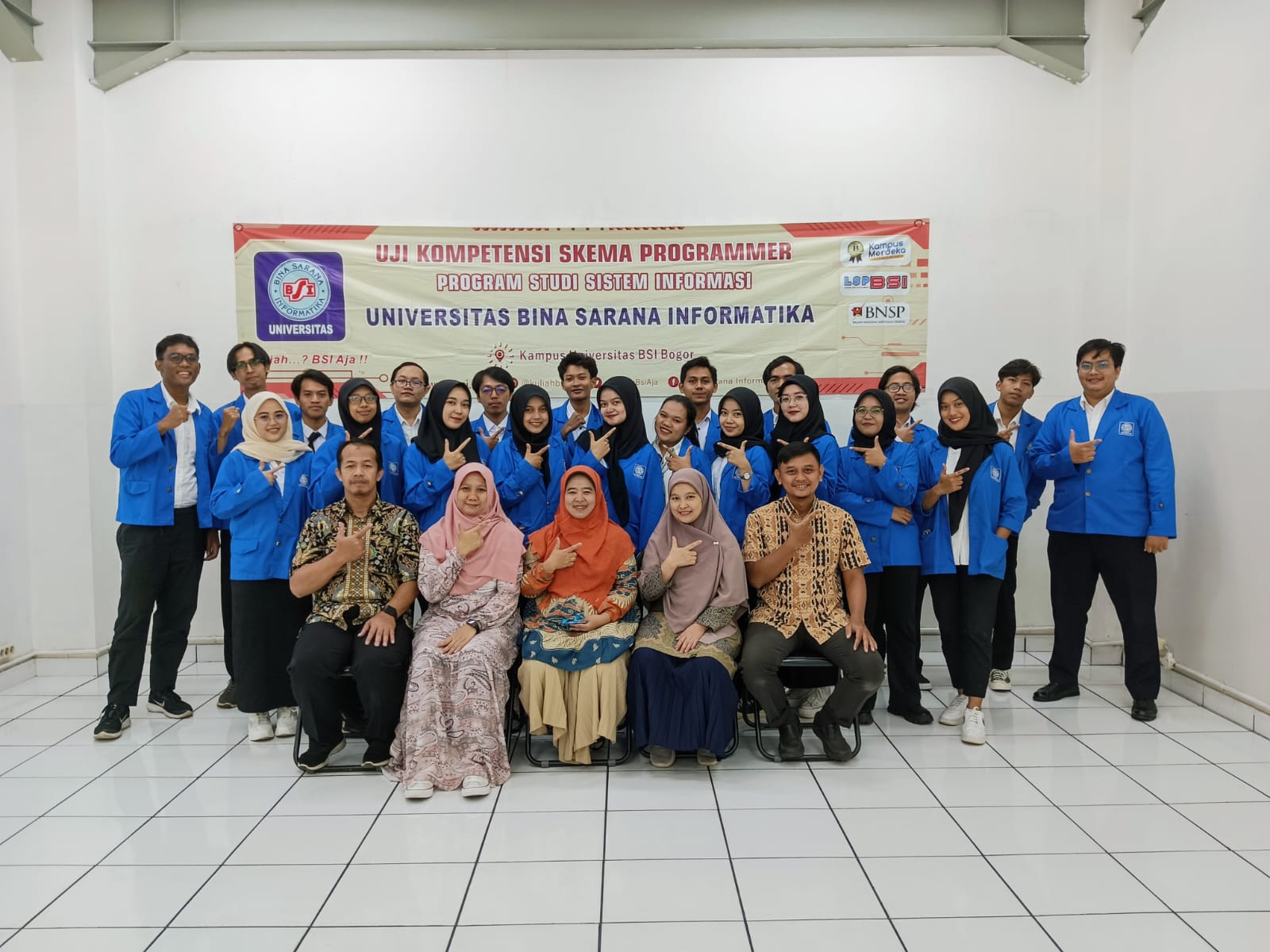 Prodi Sistem Informasi Kampus Kota Bogor Menyelenggarakan Uji dan Workshop Sertifikasi Kompetensi Programmer