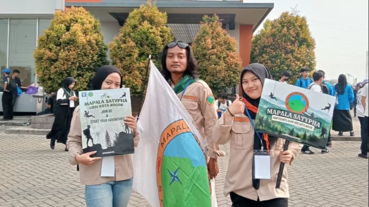 Mapala UBSI Bogor Tunjukkan Aksi Cinta Alam di Seminar Motivasi Maba UBSI Kaliabang