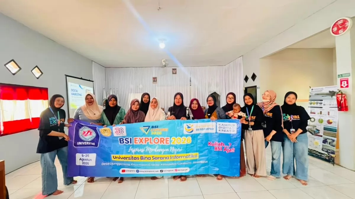 Workshop Digital Marketing kepada Ibu Ibu TPK Desa Ujunggenteng
