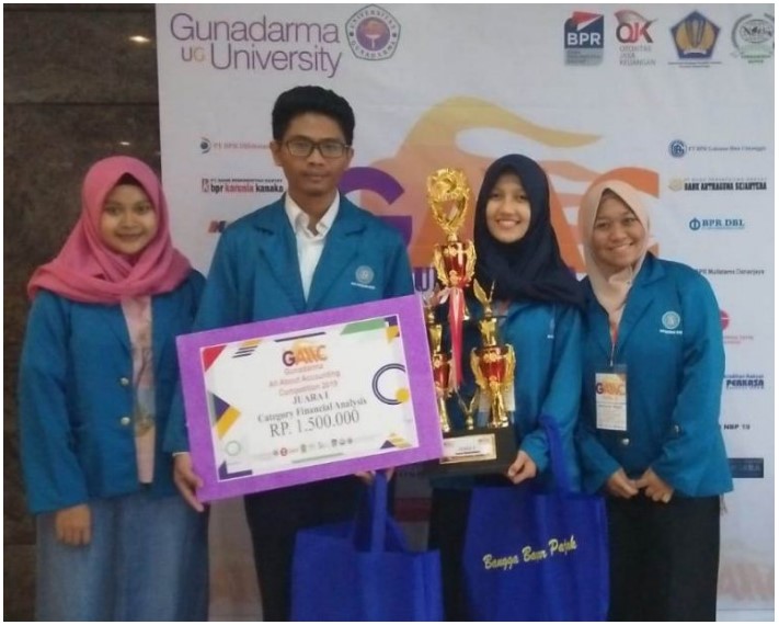Berprestasi, Empat Mahasiswa SIA UBSI Juarai Zahir Accounting Competition