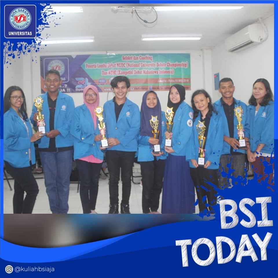 Inilah Para Juara KDMI, NUDC Universitas Bina Sarana Informatika 2019