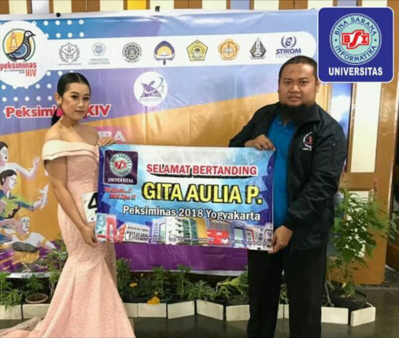 Perwakilan UBSI Purwokerto Runner Up Peksiminas 2018