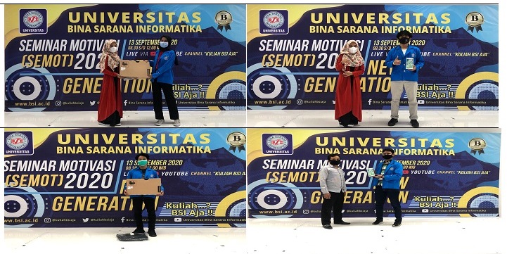 Selamat Para Pemenang ... !,  Penyerahan Hadiah Quiz Online seminar motivasi  2020