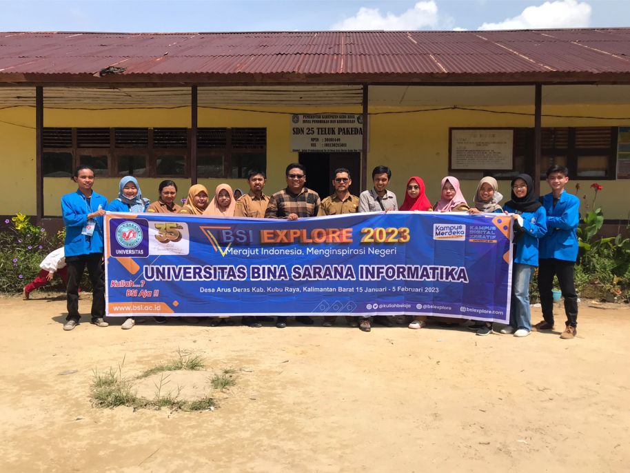 Pelepasan Peserta BSI Explore 2023 SD N 25 Desa Arus Deras, Kubu Raya, Kalimantan Barat