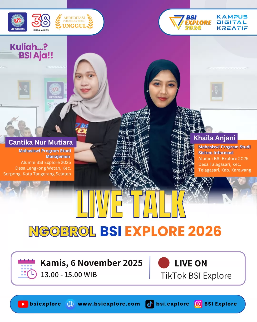 Live Talk : Ngobrol Bareng BSI Explore 2026